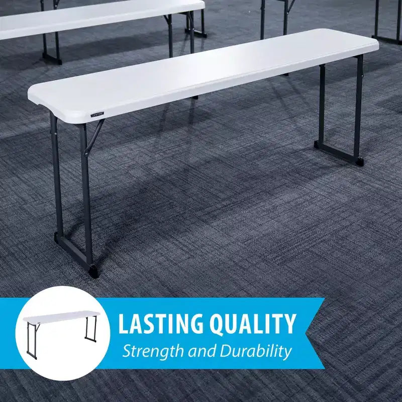 Lifetime Commercial Seminar Table, White