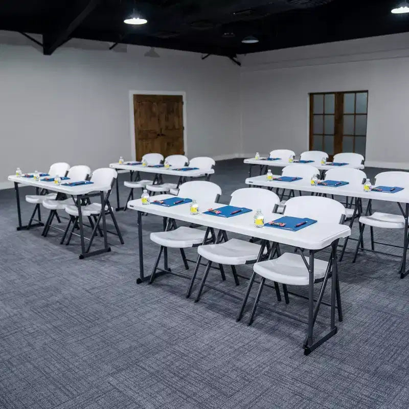 Lifetime Commercial Seminar Table, White